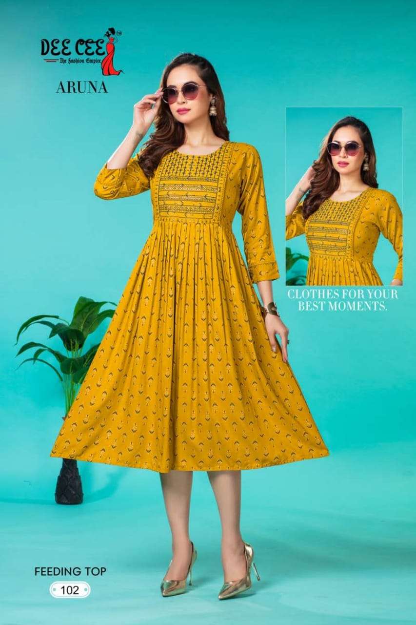 DEECEE ARUNA Kurti Wholesale catalog