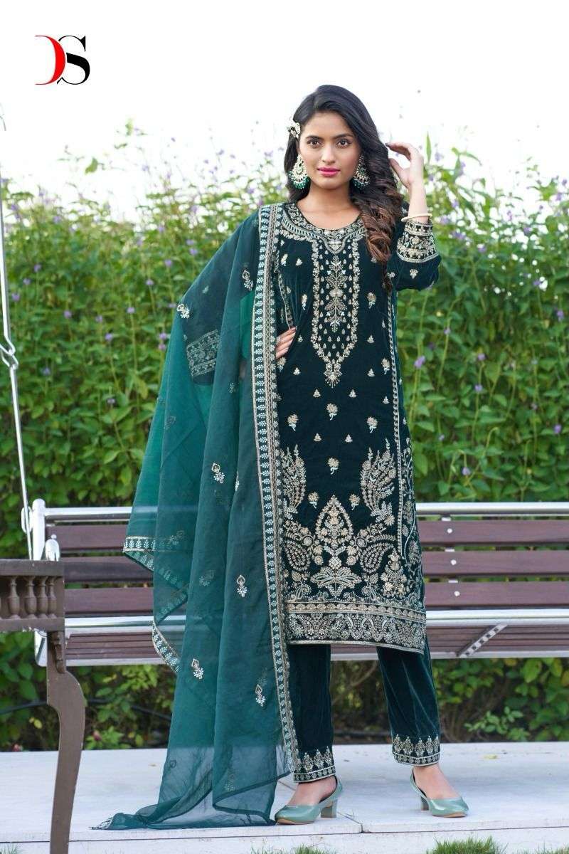 Deepsy Velvet 23 Vol 4 Velvet Pakistani Salwar Kameez Wholesale catalog