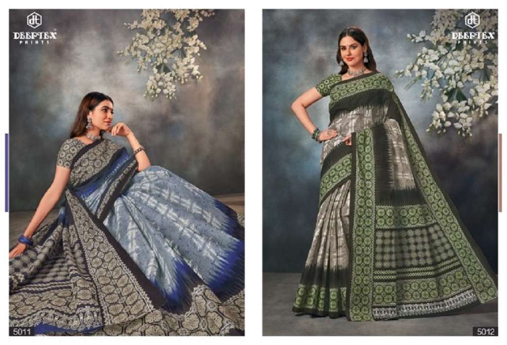 Deeptex Mother India Vol-50 – Cotton Saree -Wholesale Catalog