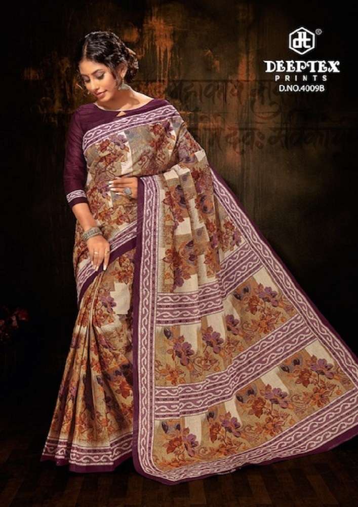 Deeptex Mother Queen Vol-4 -Cotton Saree -Wholesale Catalog