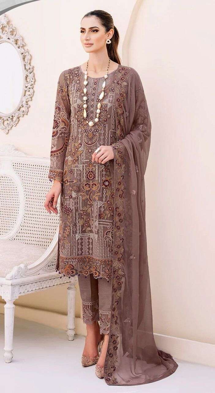 Fepic Rosemeen C 1636 Embroidered Pakistani Suit Wholesale catalog