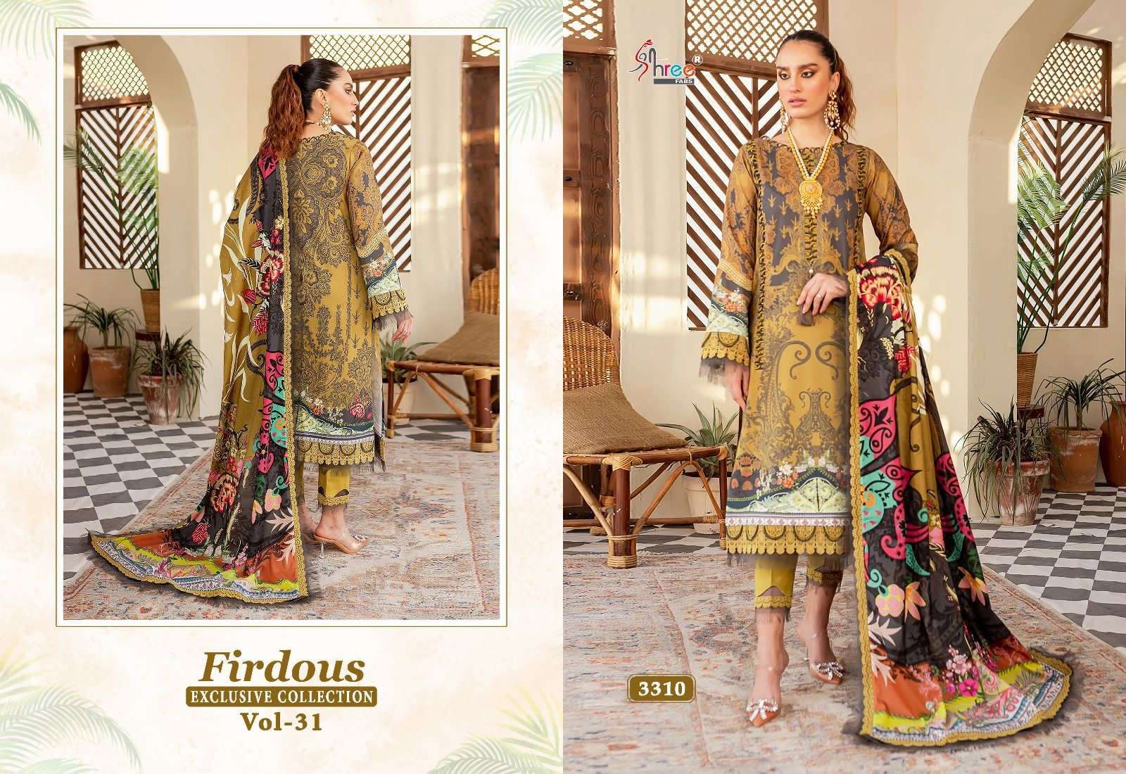 FIRDOUS EXCLUSIVE COLLECTION VOL-31 COTTON Salwar Kameez Wholesale catalog