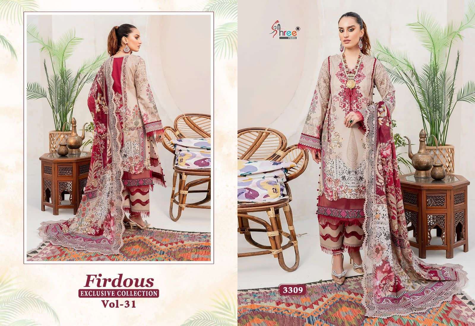 FIRDOUS EXCLUSIVE COLLECTION VOL-31 COTTON Salwar Kameez Wholesale catalog