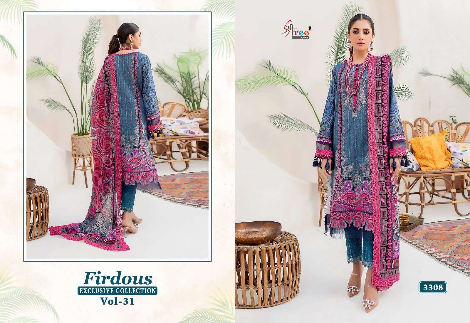 FIRDOUS EXCLUSIVE COLLECTION VOL-31 COTTON Salwar Kameez Wholesale catalog