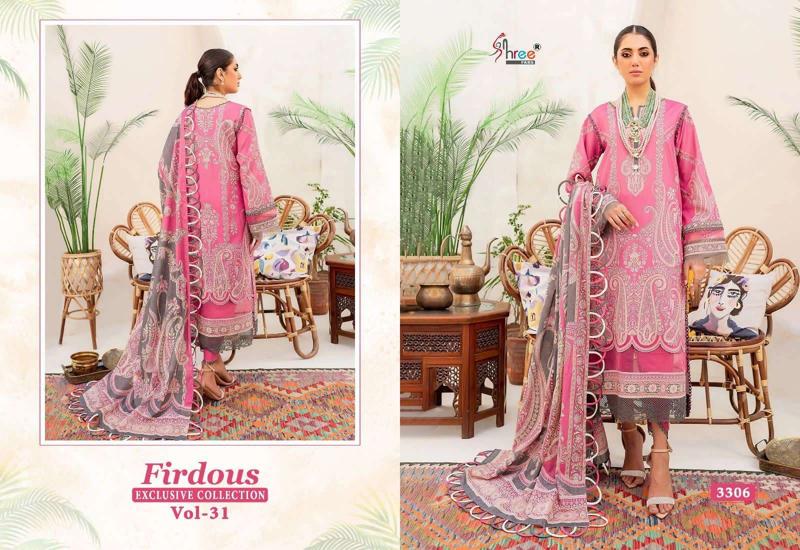 FIRDOUS EXCLUSIVE COLLECTION VOL-31 COTTON Salwar Kameez Wholesale catalog