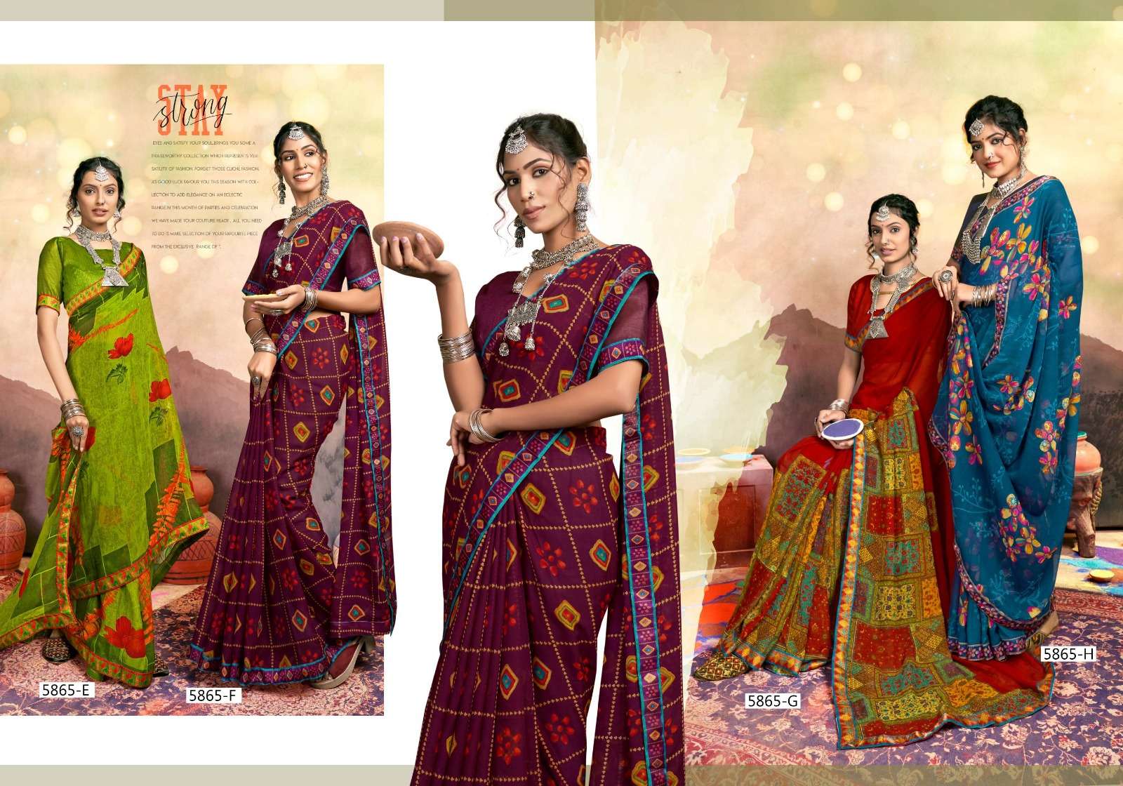 GALAXY INDER SILK MILLS saree Wholesale catalog