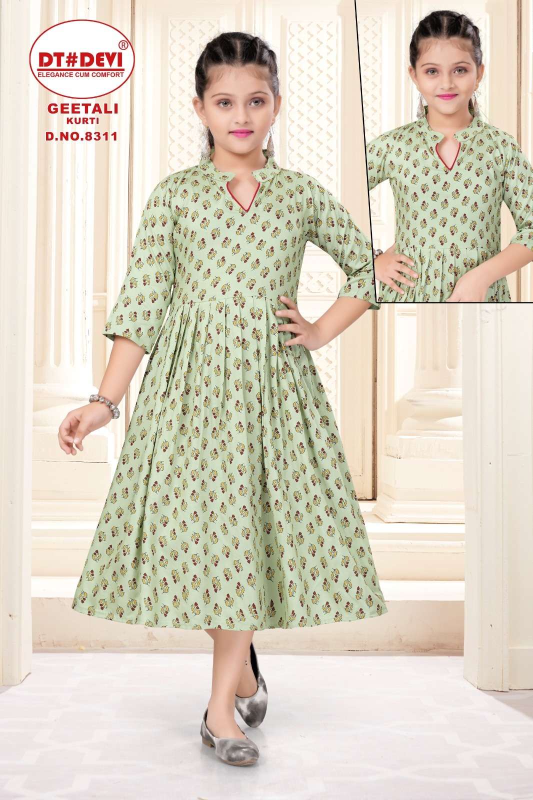 GEETALI REYON PRINT KURTI Wholesale catalog