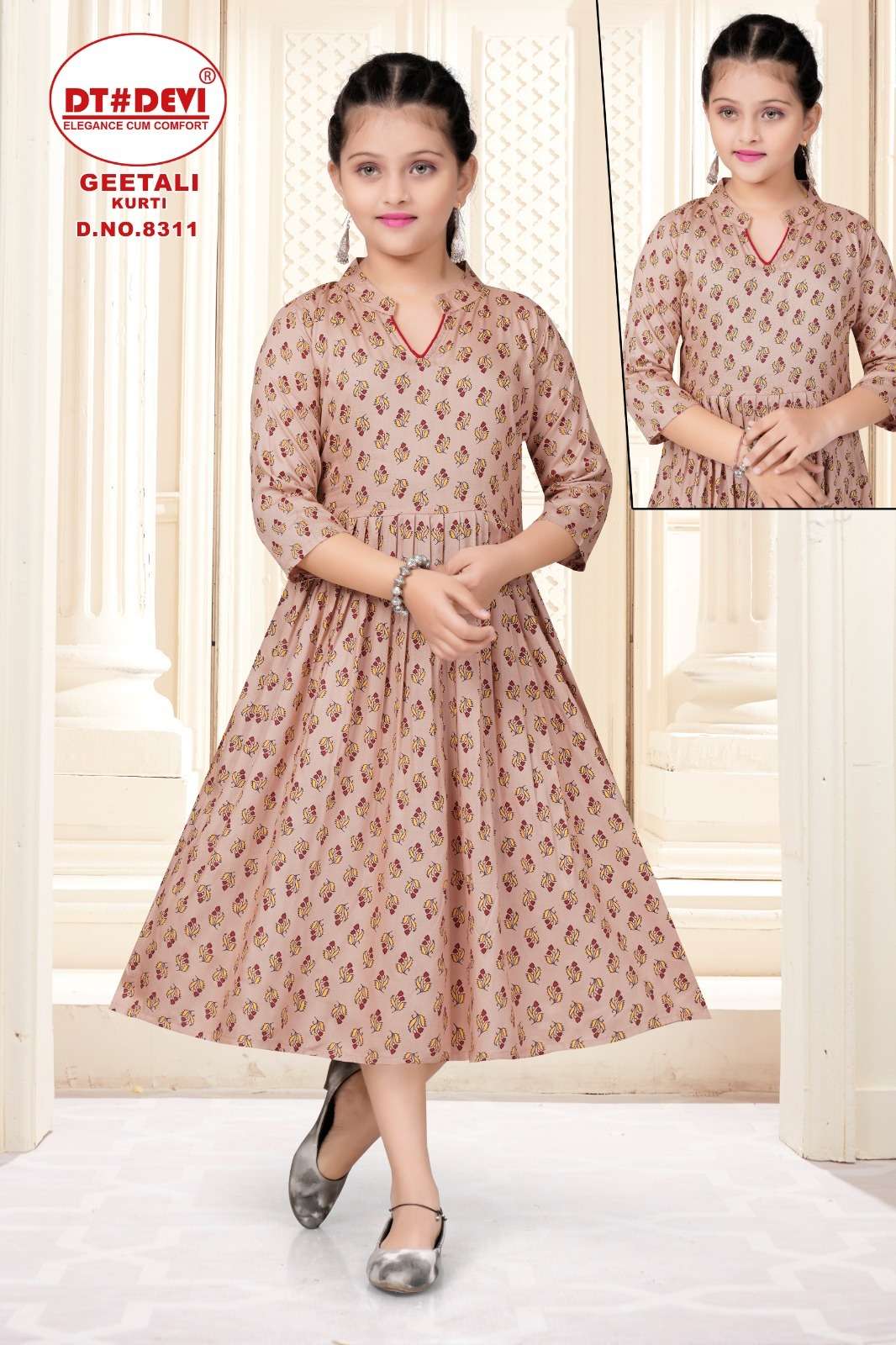 GEETALI REYON PRINT KURTI Wholesale catalog