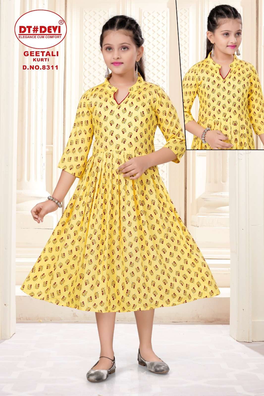 GEETALI REYON PRINT KURTI Wholesale catalog