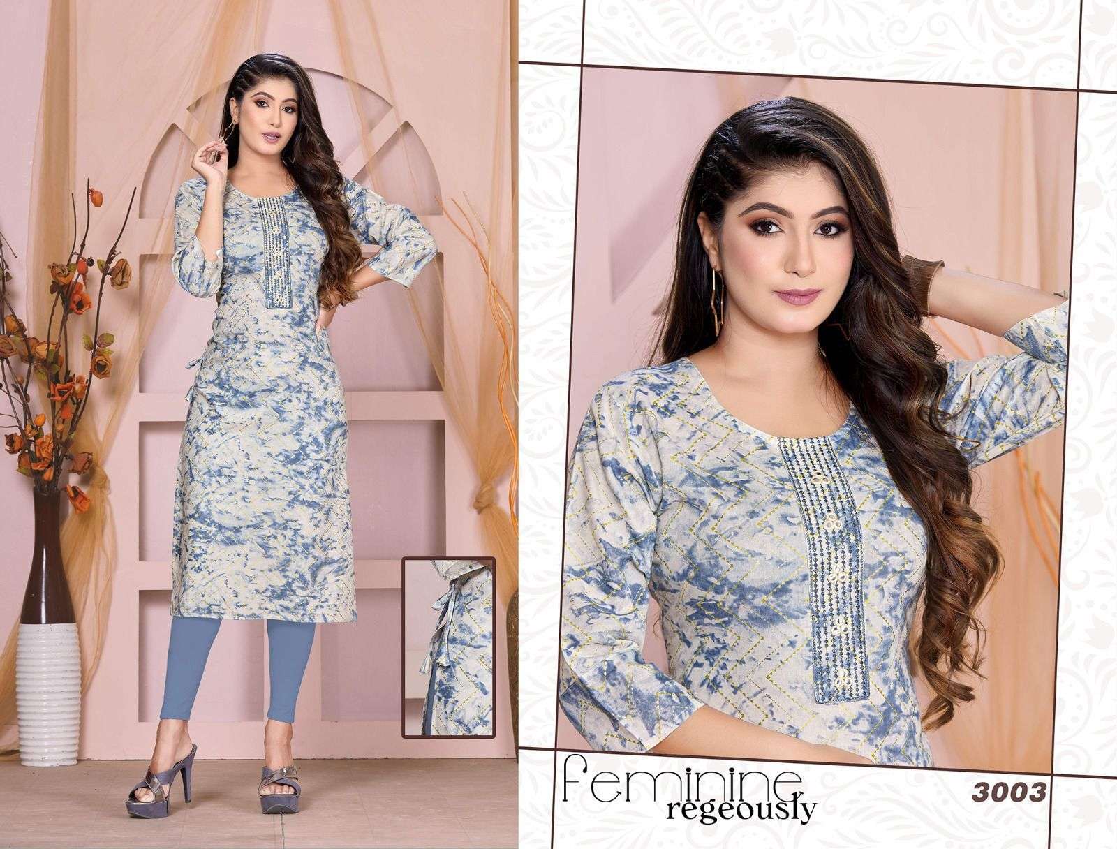 Golden Beauty Gorgeous Kurti Wholesale catalog