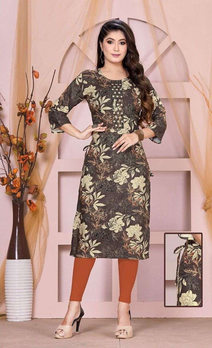 Golden Beauty Gorgeous Kurti Wholesale catalog