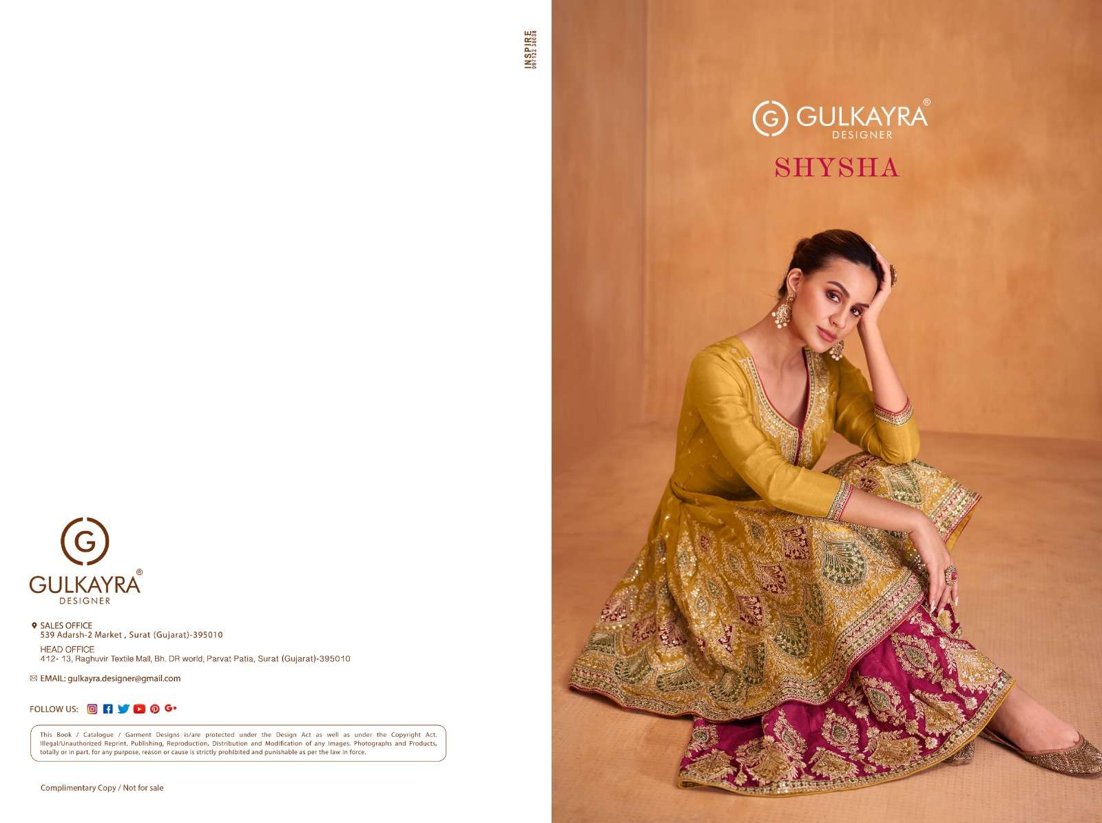 Gulkayra Designer ShySha Salwar Kameez Wholesale catalog