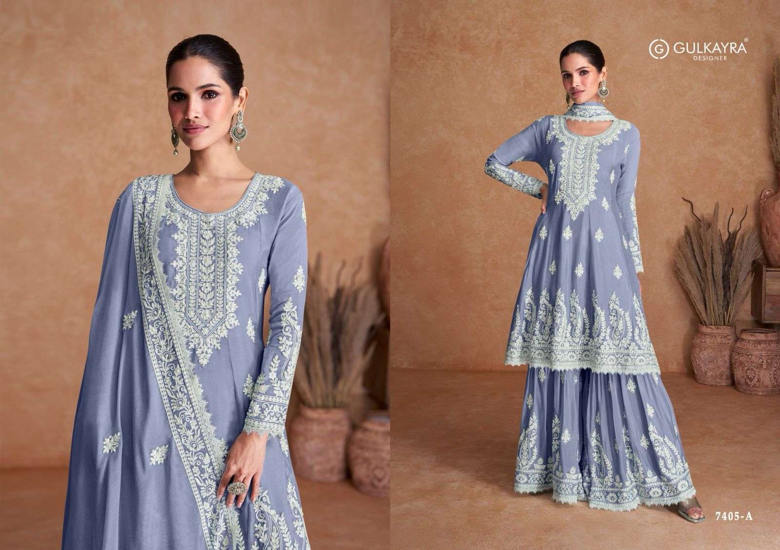 Gulkayra Vamika Real Silk Salwar Kameez Wholesale catalog