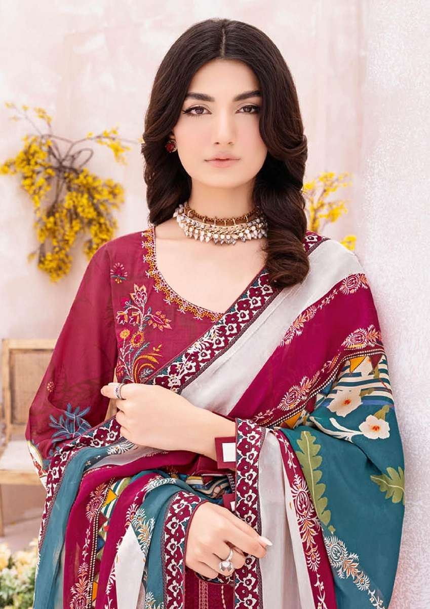 Gull Aahmed Azure – Dress Material - Wholesale Catalogs