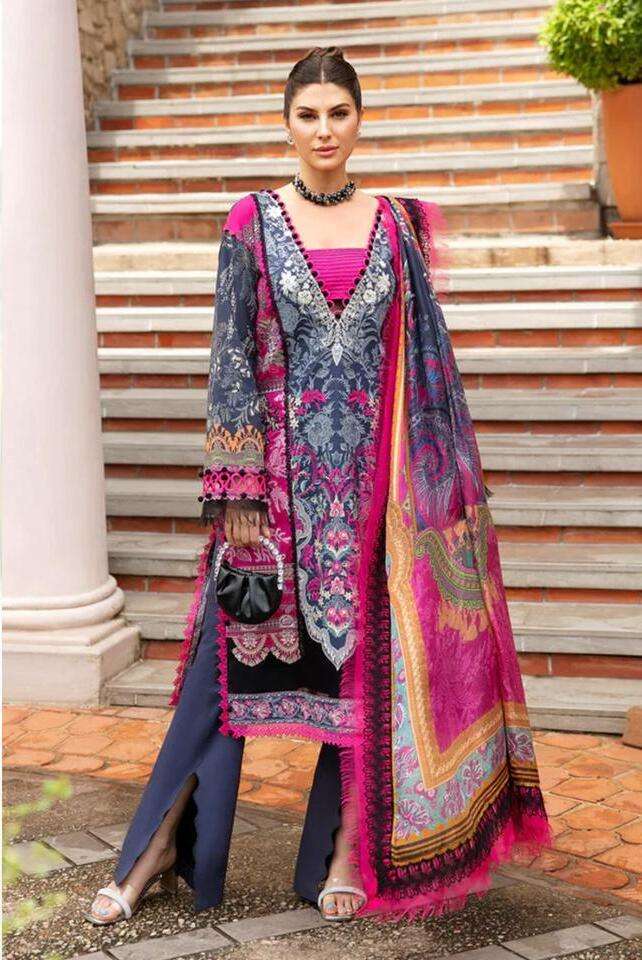 Hazzel Queens Court Vol 9 Chiffon Dupatta Salwar Suits Wholesale catalog