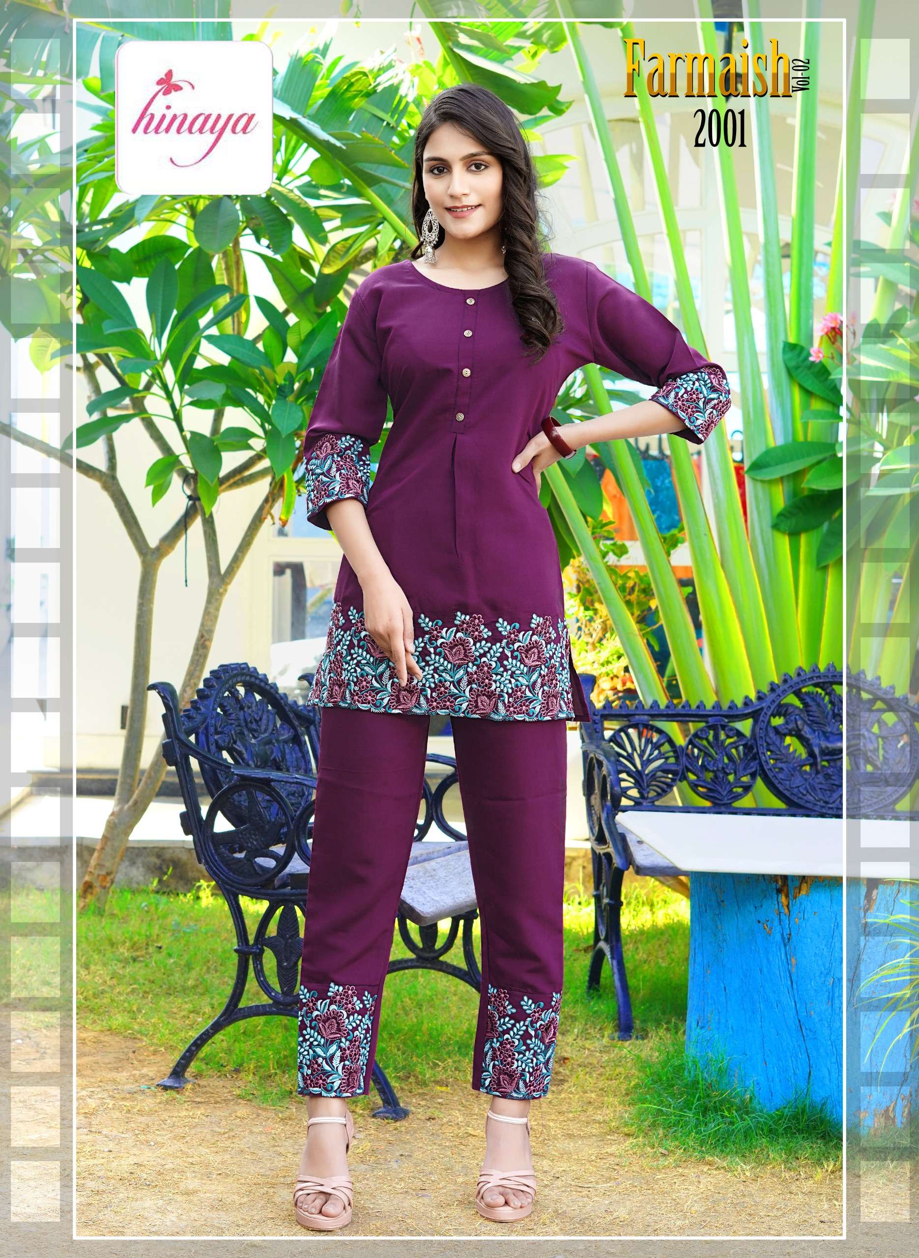 HINAYA FURMAISH VOL-1 Co -Ord set Kurti Wholesale catalog