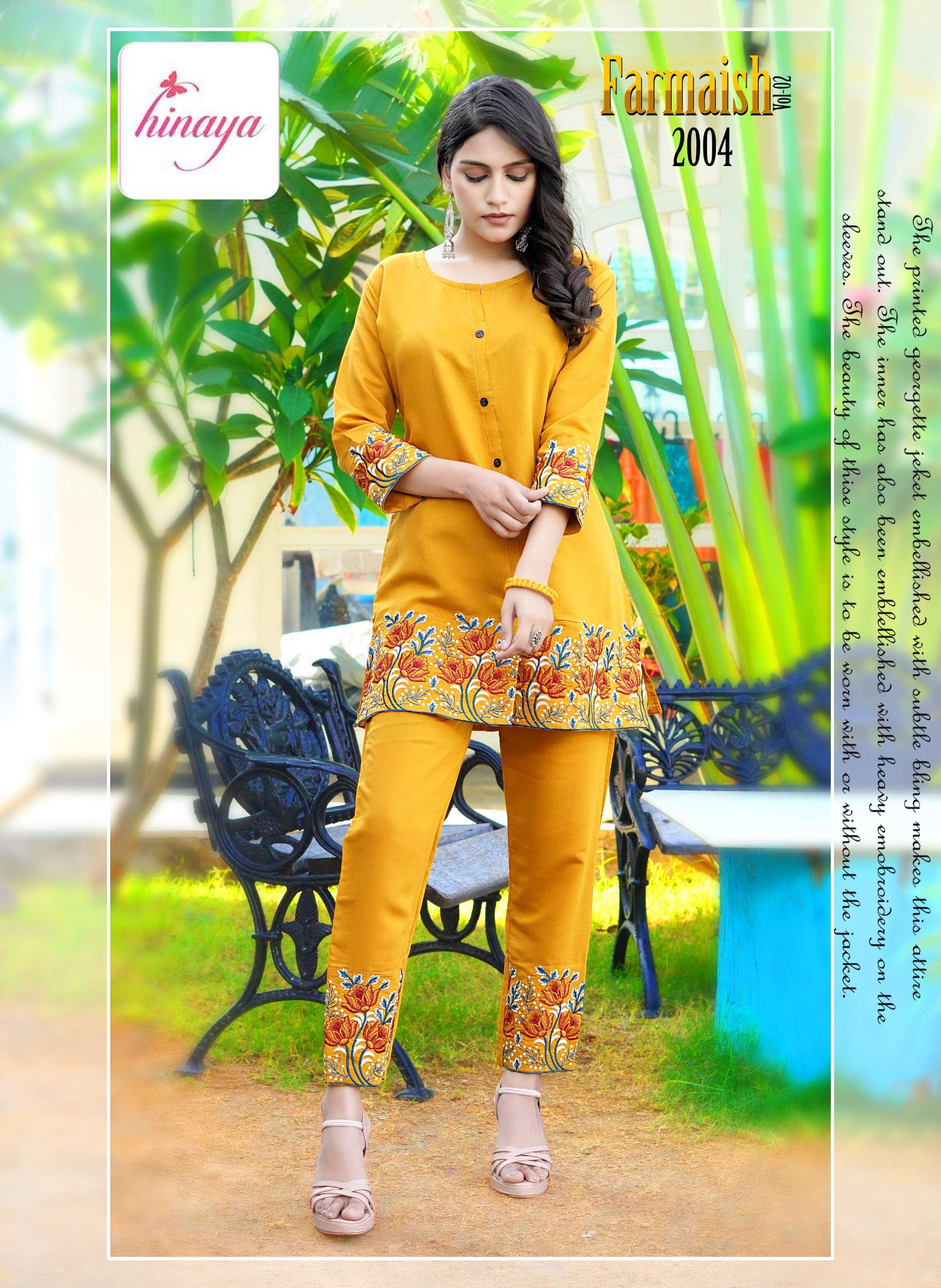 HINAYA FURMAISH VOL-1 Co -Ord set Kurti Wholesale catalog