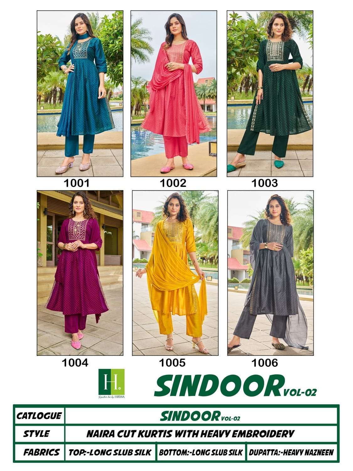 HIRWA SINDOOR vol -2 Kurti Wholesale catalog