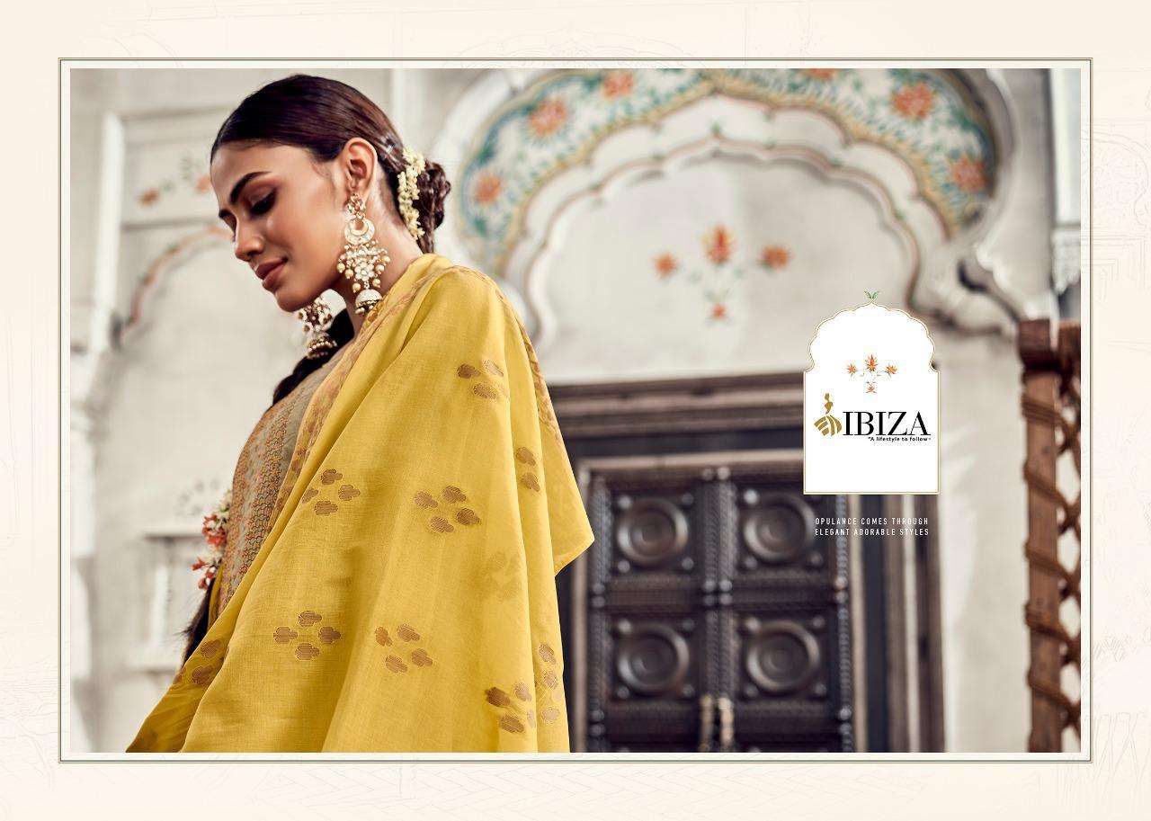 Ibiza Leaflet Lawn Cotton Designer Salwar Suit Wholesale catalog