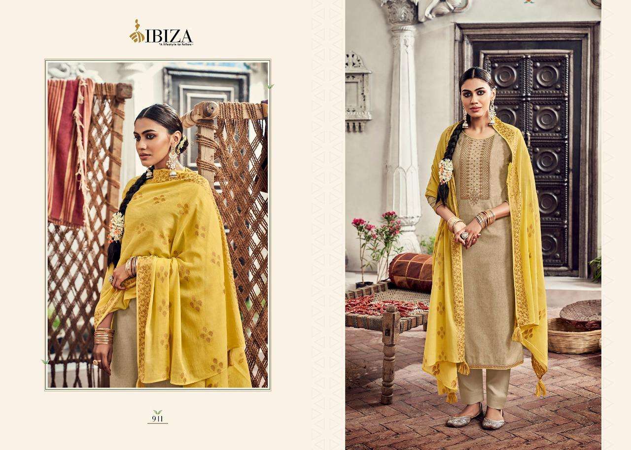 Ibiza Leaflet Lawn Cotton Designer Salwar Suit Wholesale catalog