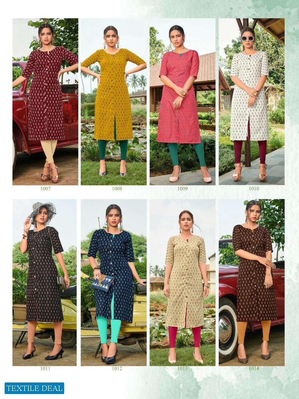 KANIKA SLUB IKKAT VOL-2 Kurti Wholesale catalog