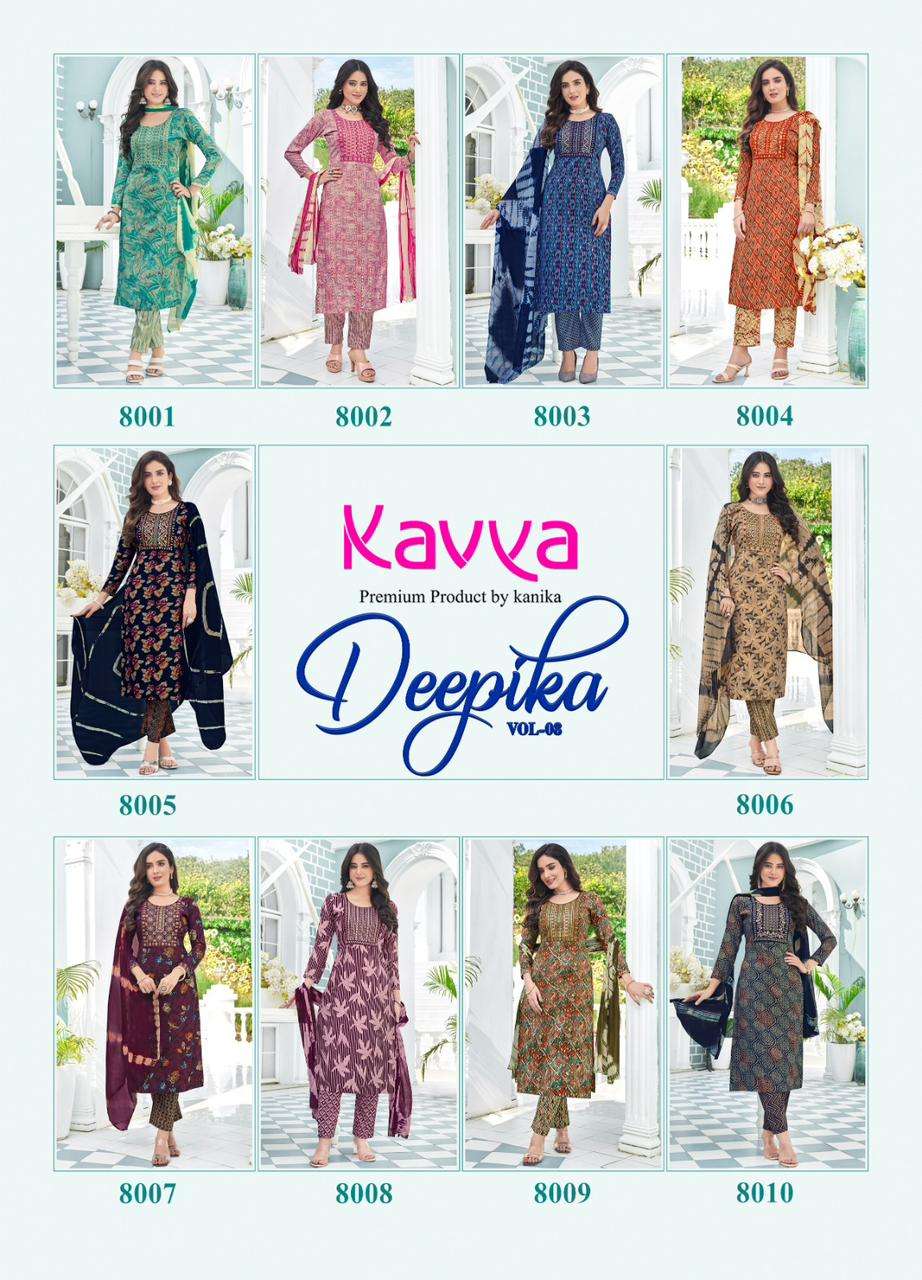 KAVYA DEEPIKA vol 8 Kurti Wholesale catalog