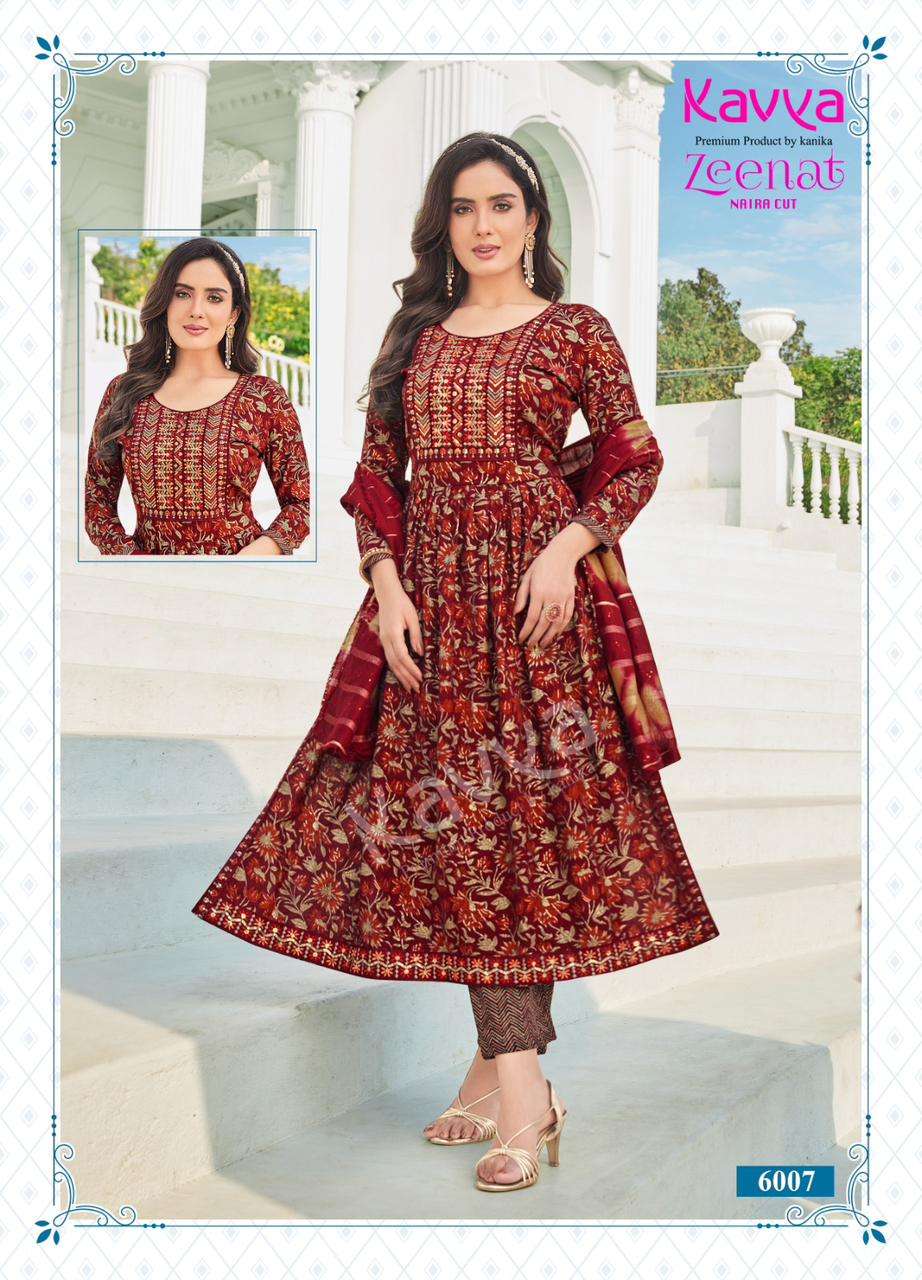 KAVYA ZEENAT VOL 6 Kurti Wholesale catalog