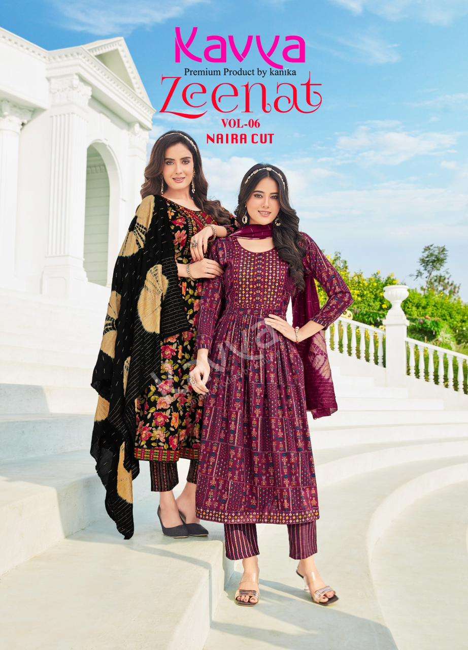 KAVYA ZEENAT VOL 6 Kurti Wholesale catalog