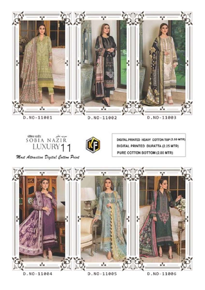 Keval Sobia Nazir Vol-11 – Dress Material -Wholesale Catalog