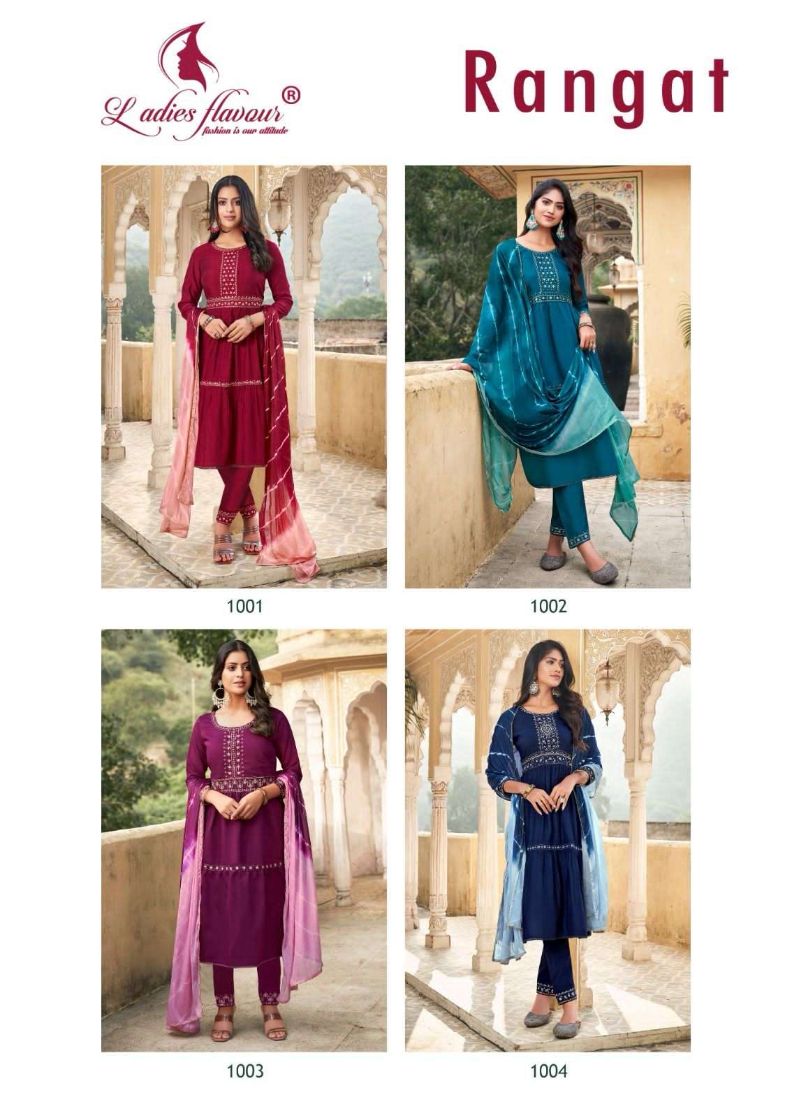 Ladies Flavour Rangat Kurti Wholesale catalog