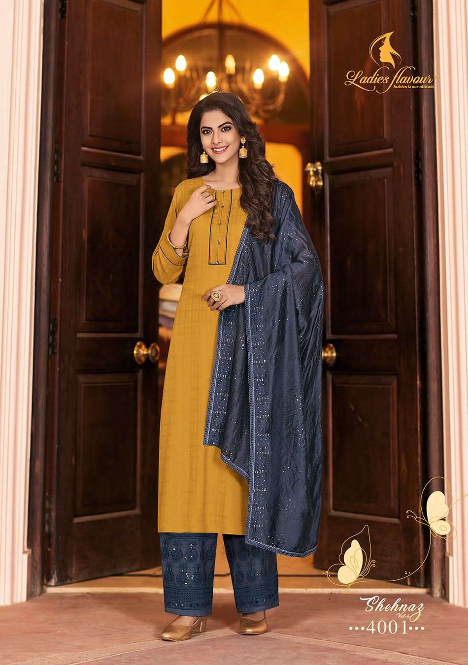 Ladies Flavour Shehnaz Vol 4 Heavy Rayon Kurti Wholesale catalog