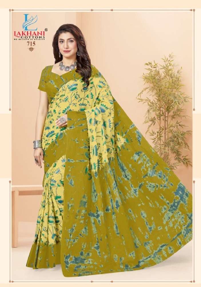 Lakhani Jasmine Vol-7 -Cotton Saree -Wholesale Catalog