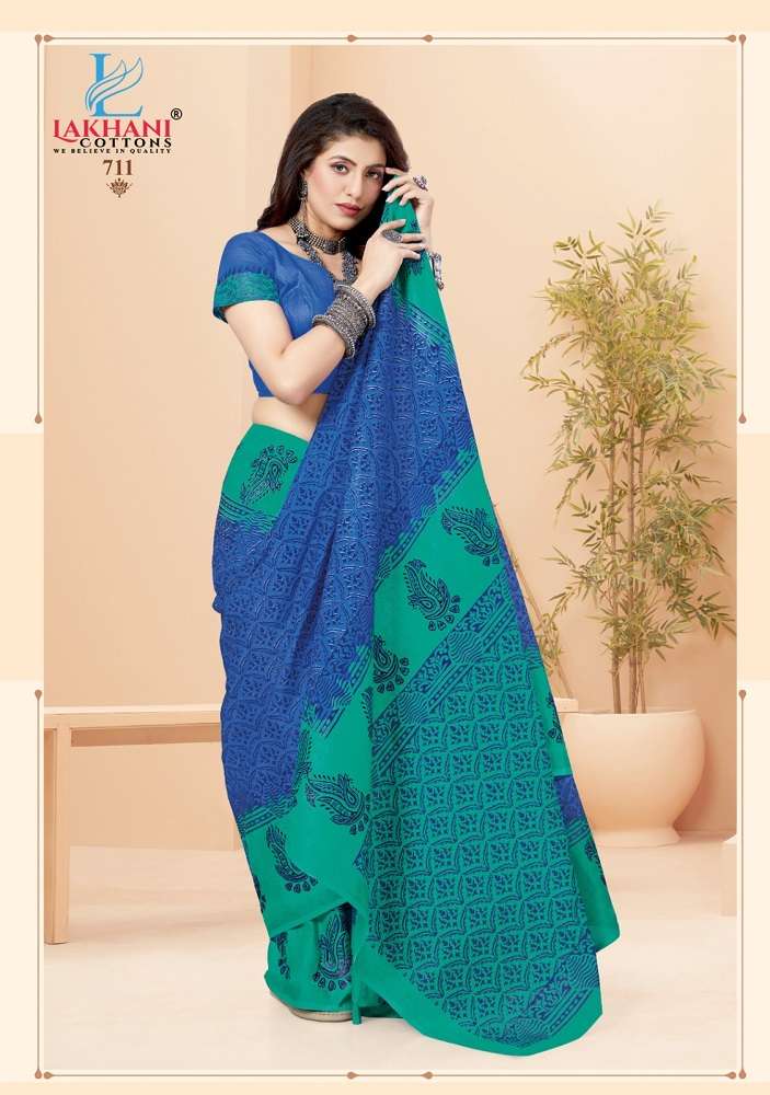 Lakhani Jasmine Vol-7 -Cotton Saree -Wholesale Catalog