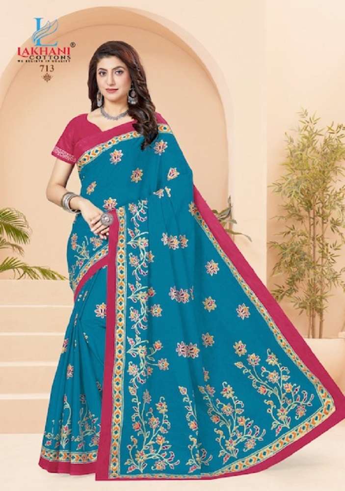 Lakhani Jasmine Vol-7 -Cotton Saree -Wholesale Catalog