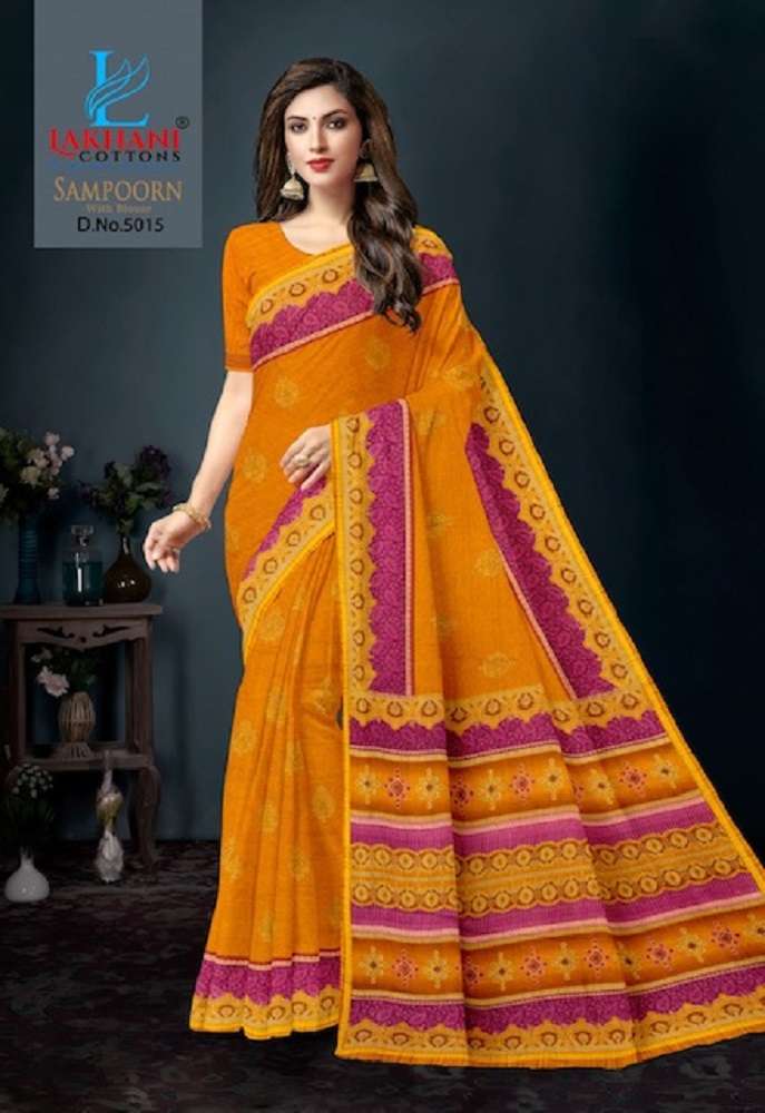 Lakhani Sampoorn -Cotton Saree -Wholesale Catalog