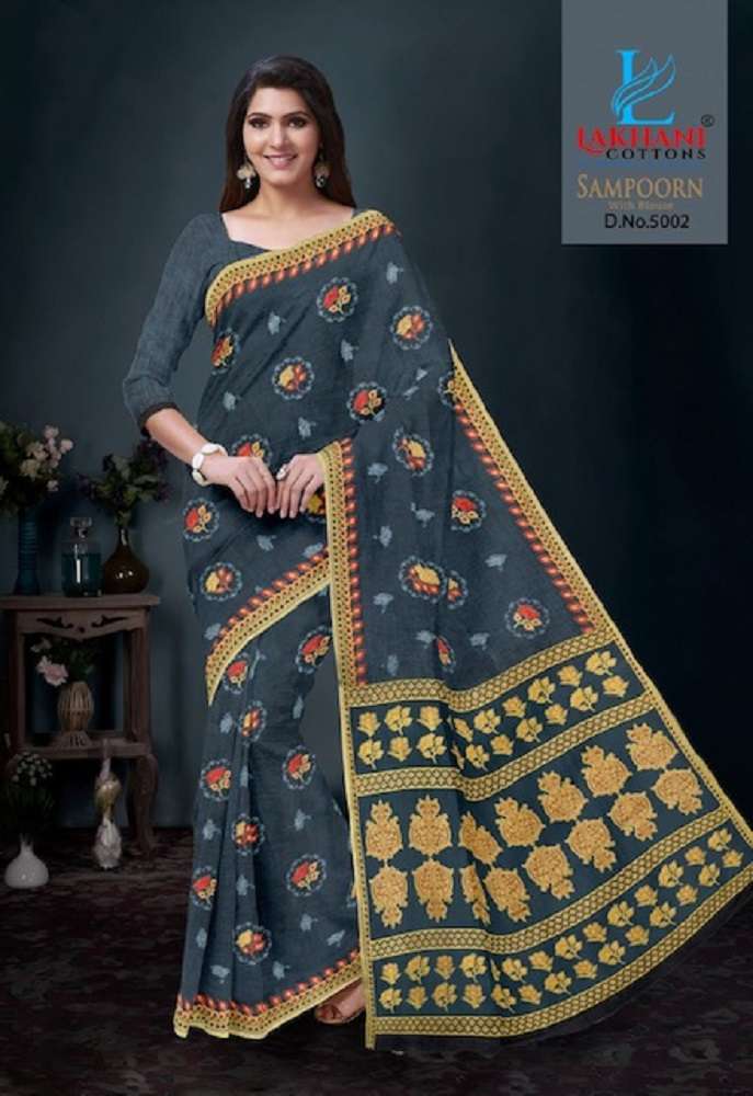 Lakhani Sampoorn -Cotton Saree -Wholesale Catalog