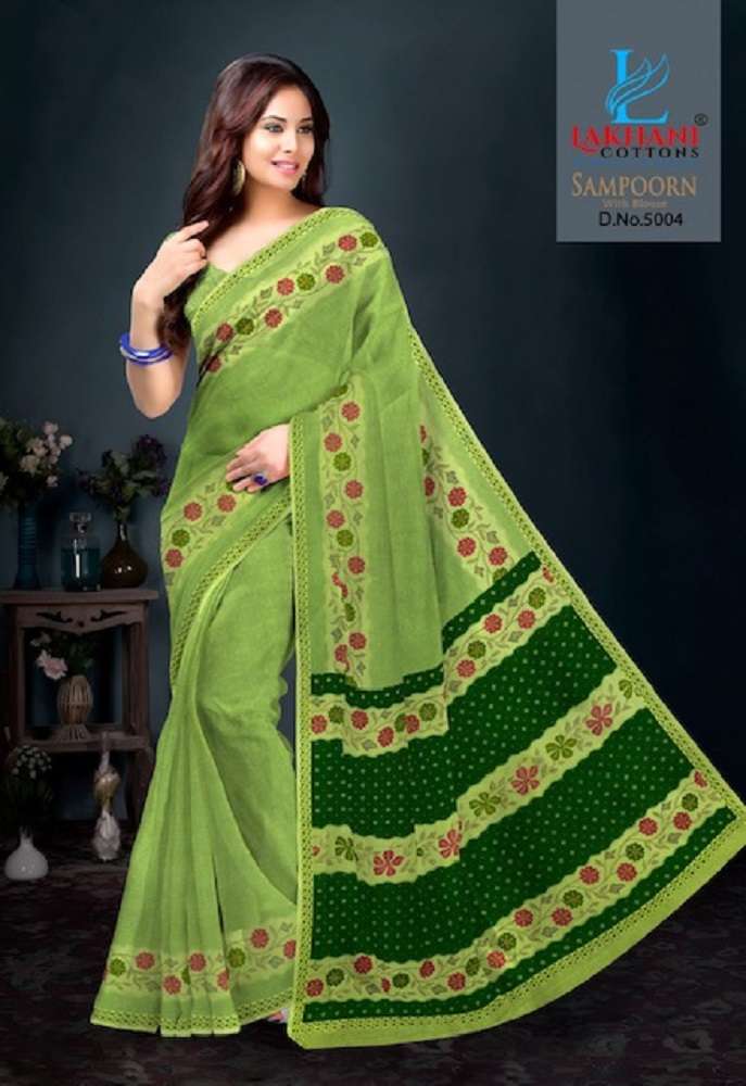 Lakhani Sampoorn -Cotton Saree -Wholesale Catalog