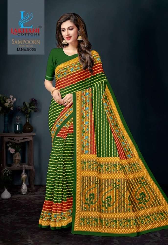 Lakhani Sampoorn -Cotton Saree -Wholesale Catalog