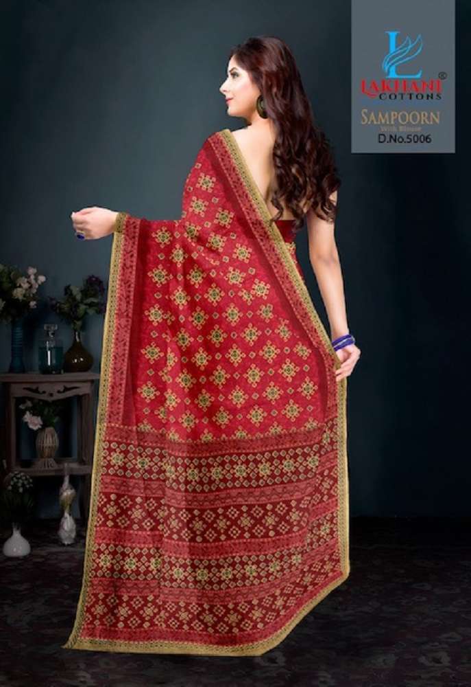 Lakhani Sampoorn -Cotton Saree -Wholesale Catalog