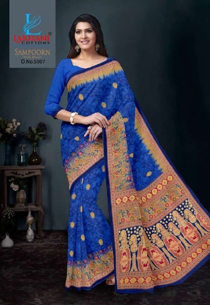 Lakhani Sampoorn -Cotton Saree -Wholesale Catalog