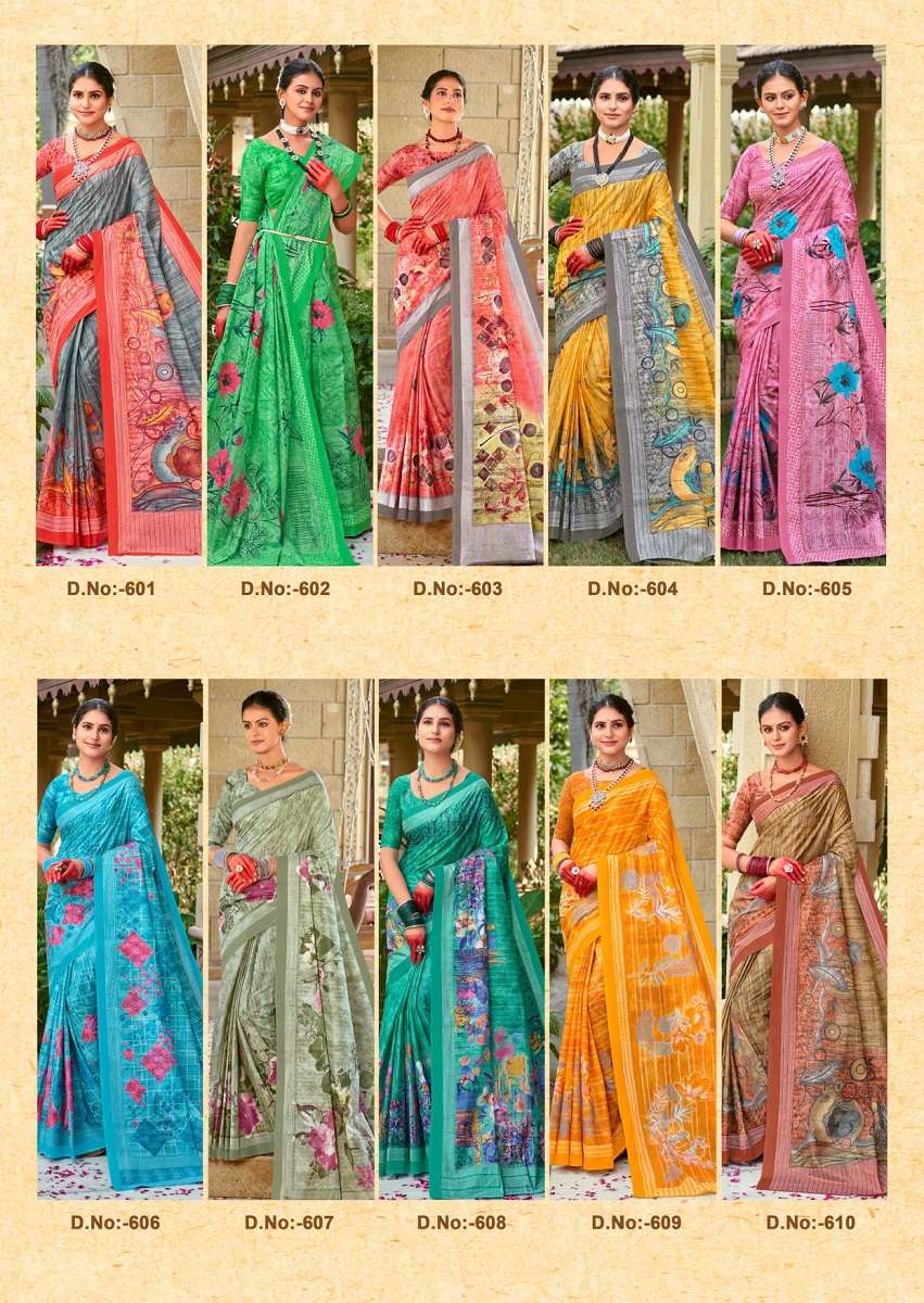 Lakhani Saroj Vol 6 -Cotton Sarees -Wholesale Catalog