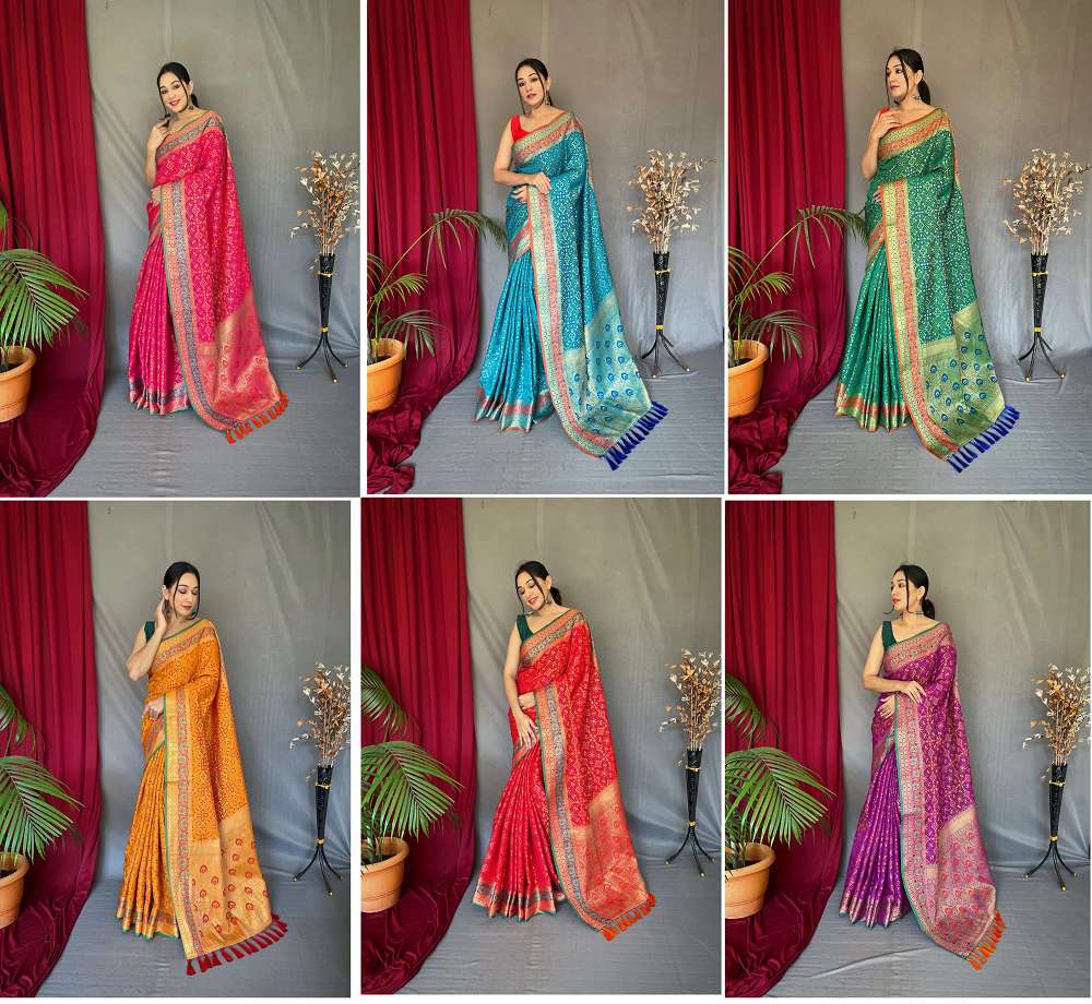 Maahi 126 Party Wear Designer Patola Silk Saree  Wholesale catalog