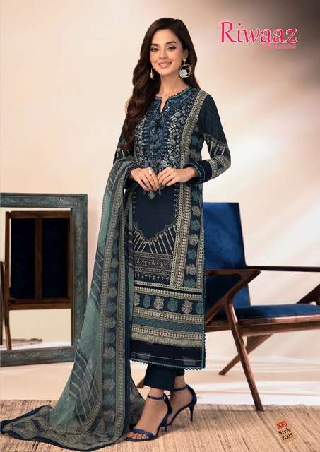 Madhav Riwaaz Vol 7 Karachi Dress Material Wholesale catalog