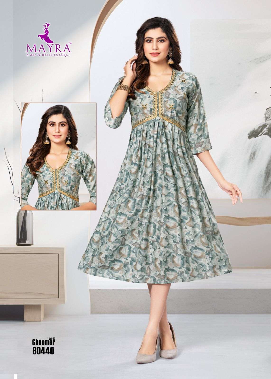 Mayra Ghoomer Vol 3 Kurti Wholesale catalog