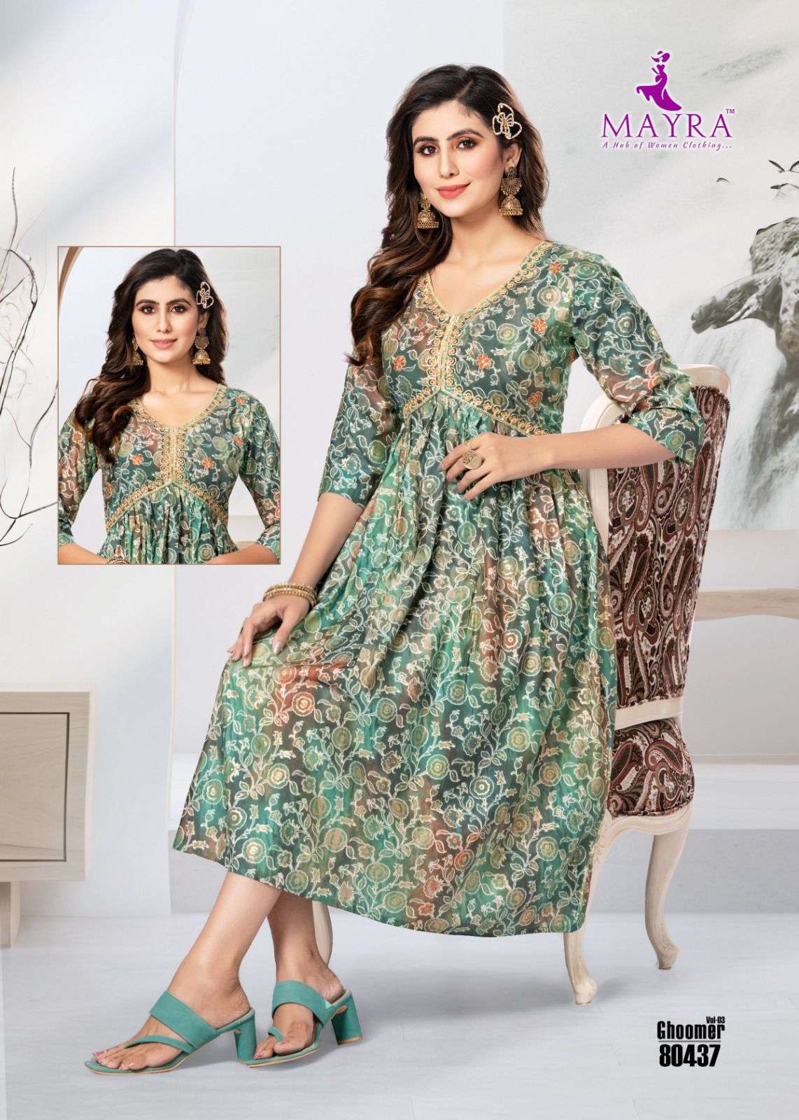 Mayra Ghoomer Vol 3 Kurti Wholesale catalog