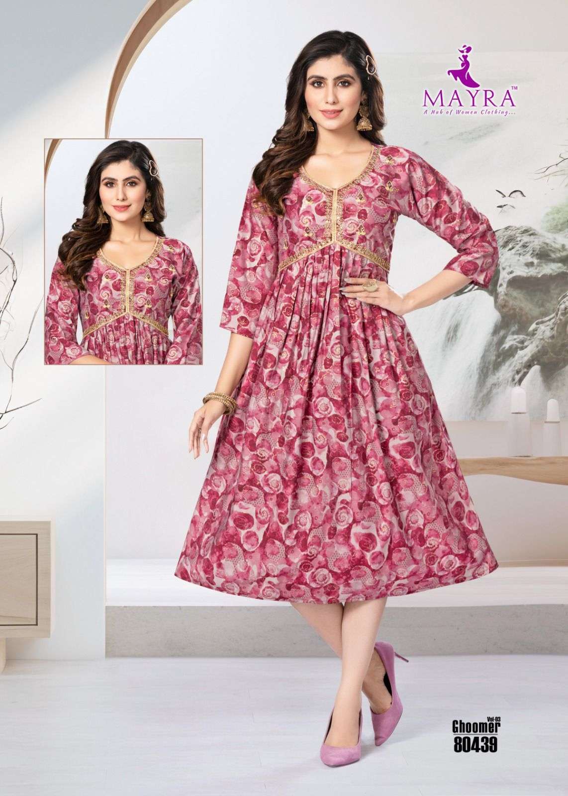 Mayra Ghoomer Vol 3 Kurti Wholesale catalog