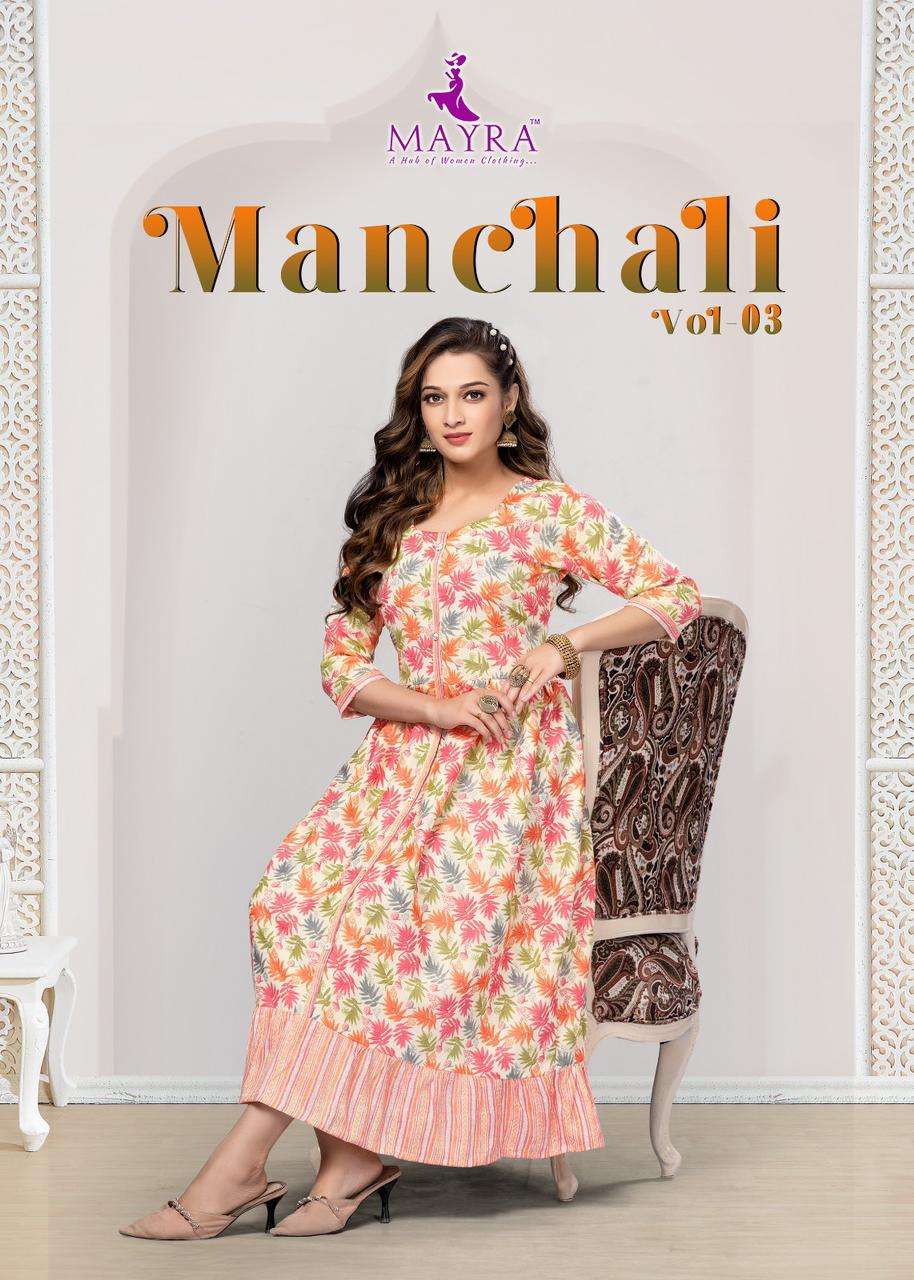 Mayra Manchali 3 Heavy Capsuil Printed Kurti Wholesale catalog