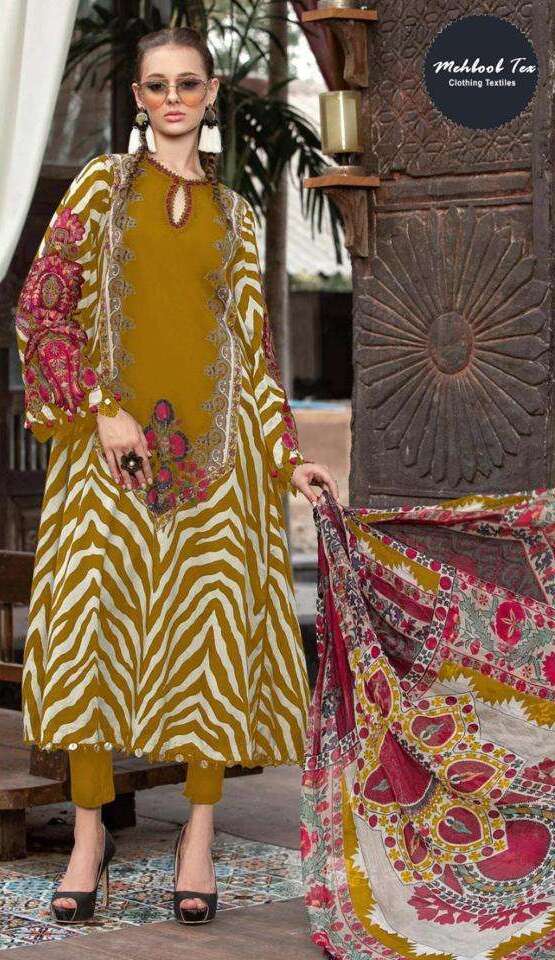 Mehbbob Tex 1163 Cotton Dupatta Pakistani salwar Suits Wholesale catalog