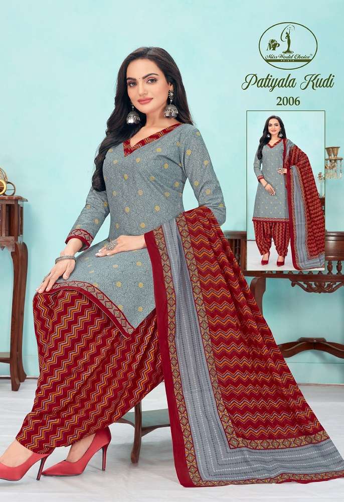 Miss World Patiyala Kudi Vol-2 -Dress Material -Wholesale Catalog