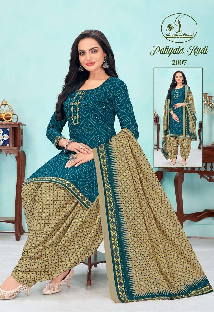 Miss World Patiyala Kudi Vol-2 -Dress Material -Wholesale Catalog